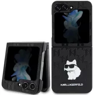   Eredeti tok KARL LAGERFELD KLHCZF5SAPCHNPK for Samsung Z Flip 5 (Saffiano Mono Choupette PIN / black)