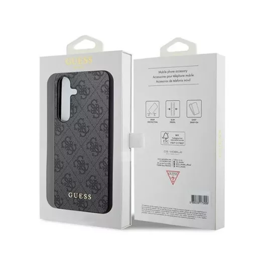 GUESS tok SAMSUNG A35 GUOHCSA35G4GFGR (PU 4G Classic Metal Logo) black