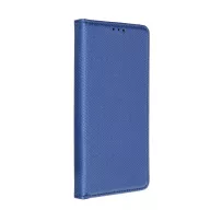   Smart flip Telefontok, mágneses flip zár, oldalra nyíló, bőr hatású - Samsung Galaxy A32 5G, Tengerkék