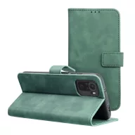   Forcell Tender oldalra nyíló ECO-bőr flip telefontok - Xiaomi Redmi NOTE 11 PRO / 11 PRO 5G, Zöld