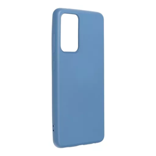 Forcell Silicone Lite matt felületű szilikon hátlapvédő telefontok - Samsung Galaxy A52 4G / A52 5G, Kék