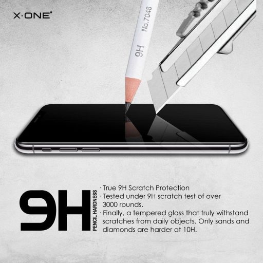 X-ONE Full Cover Extra Strong Matte - iPhone 15 Pro edzett üveg 9H készülékhez