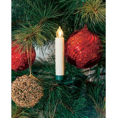 Vezeték nélküli karácsonyfa izzó LED-es melegfehér fényű 1,5V-os elemes 13cm Konstsmide