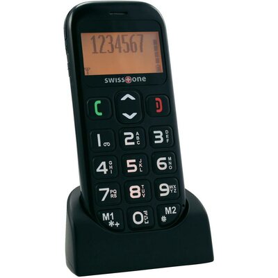 Nagygombos mobiltelefon időseknek vészhívóval, Swisstone BBM 320