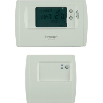 Digitális vezeték nélküli, programozható szoba termosztát, fehér, Homexpert by Honeywell THR872CBG