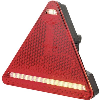 LED-es háromszög alakú utánfutó lámpa, 12/24 V, SecoRüt 95328