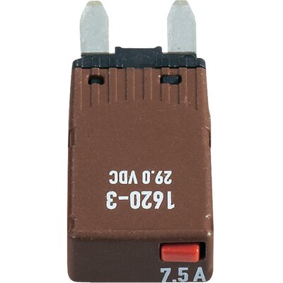 Mini automata lapos biztosíték 7,5 A, 1620-3-7,5A
