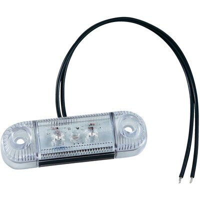 LED-es oldalsó helyzetjelző lámpa, rövid, piros, 12/24 V, SecoRüt 61284
