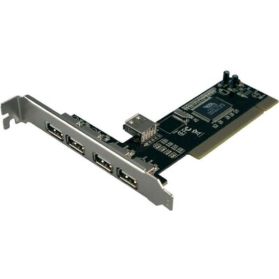 4+1 portos USB 2.0 PCI kártya, LogiLink WL0006