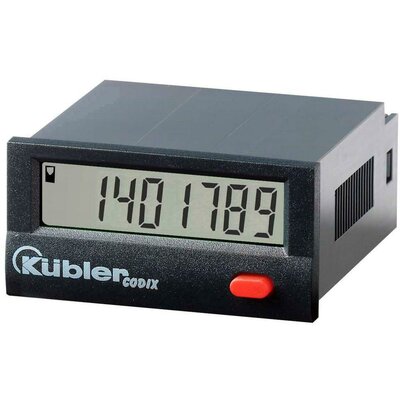 Üzemóra számláló modul 10-30V/DC 0-99999.99 h Kübler Codix 141
