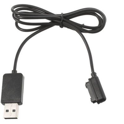 USB töltő (mágneses csatlakozás) FEKETE [Sony Xperia Tablet Z2 (SGP511, 512, 521), Xperia Tablet Z3 Compact, Xperia Z Ultra (C6833), Xperia Z1 (C6903), Xperia