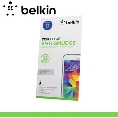 Belkin F8M813BT2 BELKIN Kijelzővédő fólia (2 db-os, matt, ujjlenyomat mentes) FINGERPRINT [Samsung Galaxy S5 (SM-G900)]