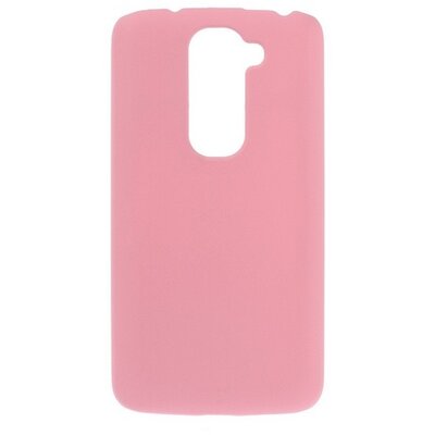 Műanyag hátlapvédő telefontok gumírozott Rózsaszín [LG G2 mini (D620)]