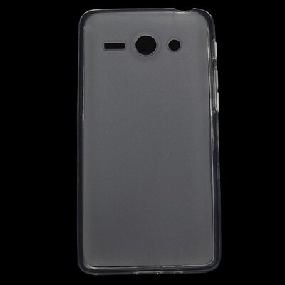 Hátlapvédő telefontok gumi / szilikon (Fényes keret) Átlátszó [Huawei Ascend Y530 (C8813)]