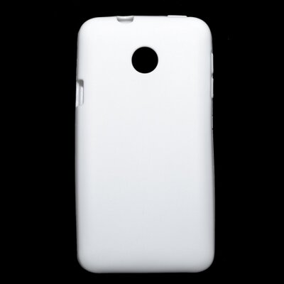 Hátlapvédő telefontok gumi / szilikon (Fényes keret) Fehér [Huawei Ascend Y330]