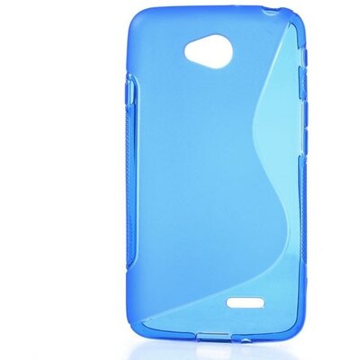 Hátlapvédő telefontok gumi / szilikon (S-line), Kék [LG L65 (D280), L70 (D320N), L70 dual (D325)]