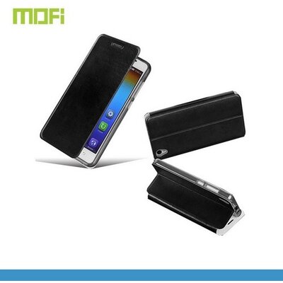 Mofi MOFI RUI Telefontok álló, bőr (FLIP, oldalra nyíló, asztali tartó funkció) fekete [Lenovo S850]