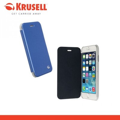 Krusell 75976 KRUSELL flipCover BODEN műanyag telefontok (flip, átlátszó hátlap, oldalra nyíló), Kék [Apple iPhone 6 4.7, Apple iPhone 6S 4.7]
