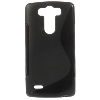 Hátlapvédő telefontok gumi / szilikon (S-line) Fekete [LG G3 S (D722)]