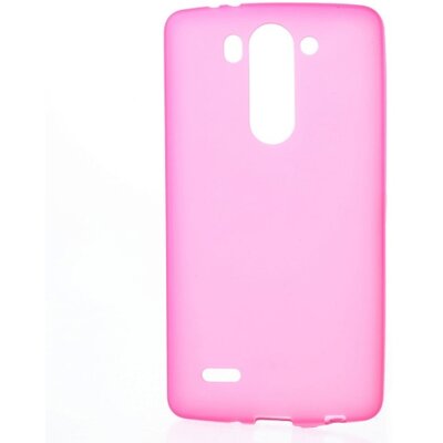 Hátlapvédő telefontok gumi / szilikon Rózsaszín [LG G3 S (D722)]