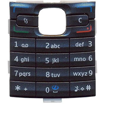 Készülék billentyűzet, fekete [Nokia E50]