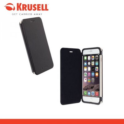 Krusell 76031 KRUSELL flipCase DONSÖ műanyag telefontok (oldalra nyíló bőr flip) Fekete [Apple iPhone 6+ Plus 5.5, Apple iPhone 6S+ Plus 5.5]