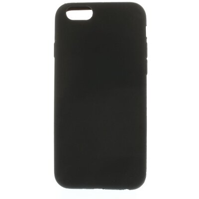 Hátlapvédő telefontok gumi / szilikon Fekete [Apple iPhone 6 4.7", iPhone 6S 4.7"]