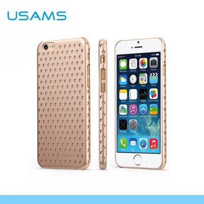 Usams IP6FX03 USAMS STARRY Twinkle műanyag hátlapvédő telefontok (csillagminta) Arany [Apple iPhone 6 4.7", iPhone 6S 4.7"]