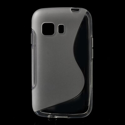 Hátlapvédő telefontok gumi / szilikon (S-line) Átlátszó [Samsung Galaxy Young 2 (SM-G130)]