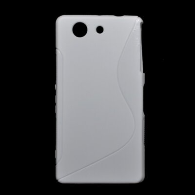 Hátlapvédő telefontok gumi / szilikon (S-line) Fehér [Sony Xperia Z3 Compact (D5803)]