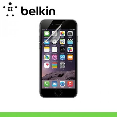 Belkin F8W618BT3 BELKIN Kijelzővédő fólia (3 db-os, teljesen átlátszó) víztiszta átlátszó [Apple iPhone 6+ Plus 5.5, Apple iPhone 6S+ Plus 5.5]