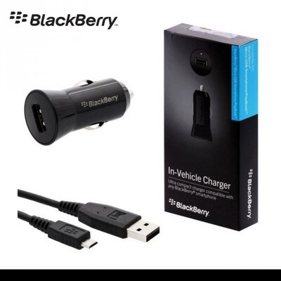 Blackberry ACC-48157-201 Szivargyújtó töltő/autós töltő (5V / 1800mA, csak 12V-ról működik, microUSB, VP-1000) FEKETE [BlackBerry 8520 Curve, 8900 Curve, 9105