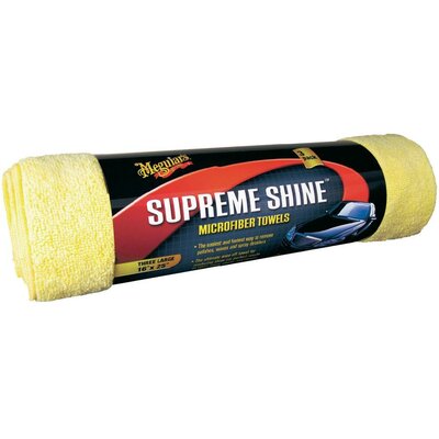 Mikroszálas törlőkendő, 3 db, Supreme Shine