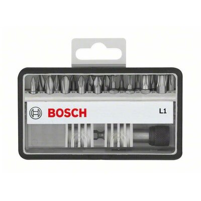 Bosch 2607002567 Csavarozó bit készlet Robust Line L extrakemény, 18 + 1 részes, 25mm, Ph, Pz, Torx®