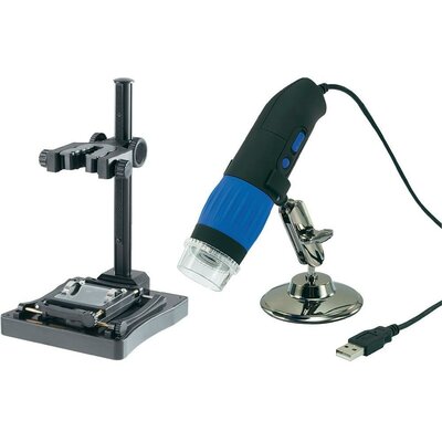 USB-s digitális mikroszkópkamera készlet, 9 millió pixel, masszív állvánnyal