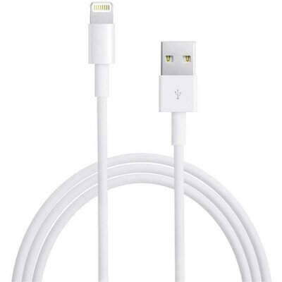 Apple töltőkábel iPhone iPad iPod adatkábel [1x USB 2.0 dugó A - 1x Apple Lightning dugó] 2 m fehér MD819ZM/A