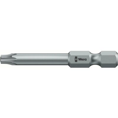 TORX - Mélyfurat bit - 89 mm Wera 05060050001 TR 10 6,3 mm (1/4) hatlapú DIN 3126-C 6,3, ISO 1173 Hossz:89 mm