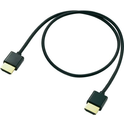 HDMI csatlakozókábel [1x HDMI dugó 1x HDMI dugó] 1.5 m fekete, 4016138768886