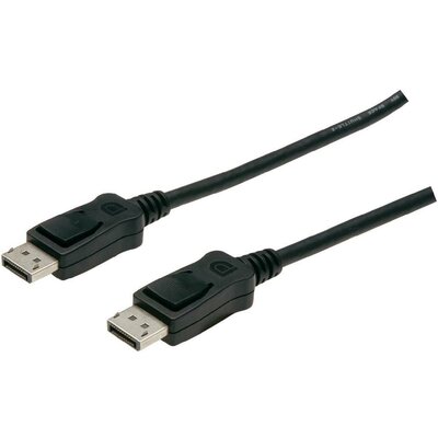 DisplayPort csatlakozókábel [1x DisplayPort dugó - 1x DisplayPort dugó] 5 m fekete