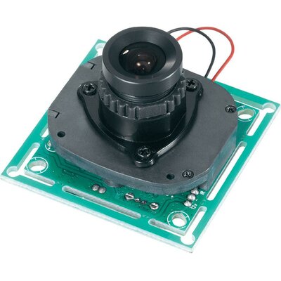 Conrad Panelkamera 3,6 mm-es (1/3&quot ) CMOS színes kamera Felbontás 414 720 pixel Optikai felbontás 720 x 576 pixel