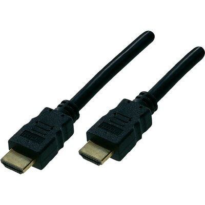 HDMI csatlakozókábel [1x HDMI dugó 1x HDMI dugó] 0.7 m , fekete, Schwaiger