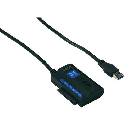 USB kábel 1x USB 3.0 dugó A - 1x 1.20 m Fekete Digitus