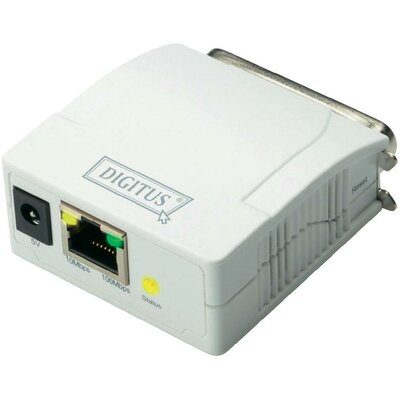 Hálózati nyomtatószerver LAN (10/100 MBit/s) Párhuzamos (IEEE 1284) Digitus DN-13001-1