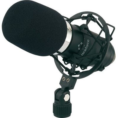 Stúdiómikrofon, kondenzátor mikrofon Renkforce AT-100