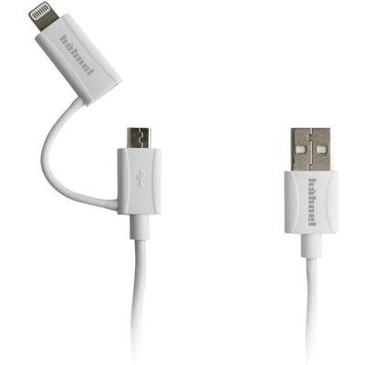 Hähnel 2 az 1-ben töltőkábel, Mikro-USB és Apple Lighning