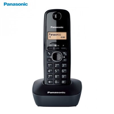Panasonic TG-1611HGH TELEFON készülék, DECT / hordozható Panasonic KX-TG-1611 FEKETE [Univerzális]