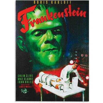 50 x 70es Frankenstein Plakát Festővásznon