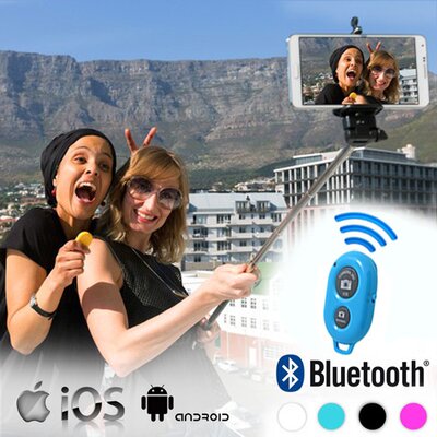 Selfie Bot Bluetooth Távirányítóval, Kék