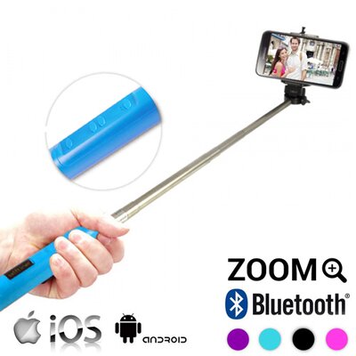 Bluetooth Nagyítós Selfie Bot , Kék