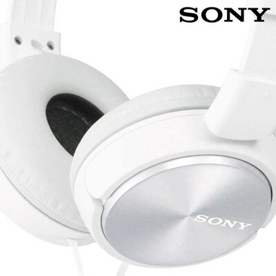 Sony MDRZX310 Párnázott Fejhallgatók, Fehér